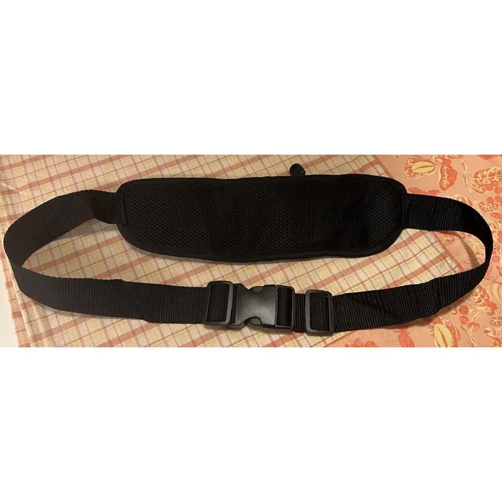 Hind Womens Running Utility Belt Waist Pack Flat Black Pink Adjustable GUC